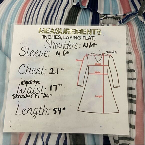 Lane Bryant‎ Striped Maxi Dress Size 14/16 Casual Travel Beachy Resort Sundress - Picture 5 of 15